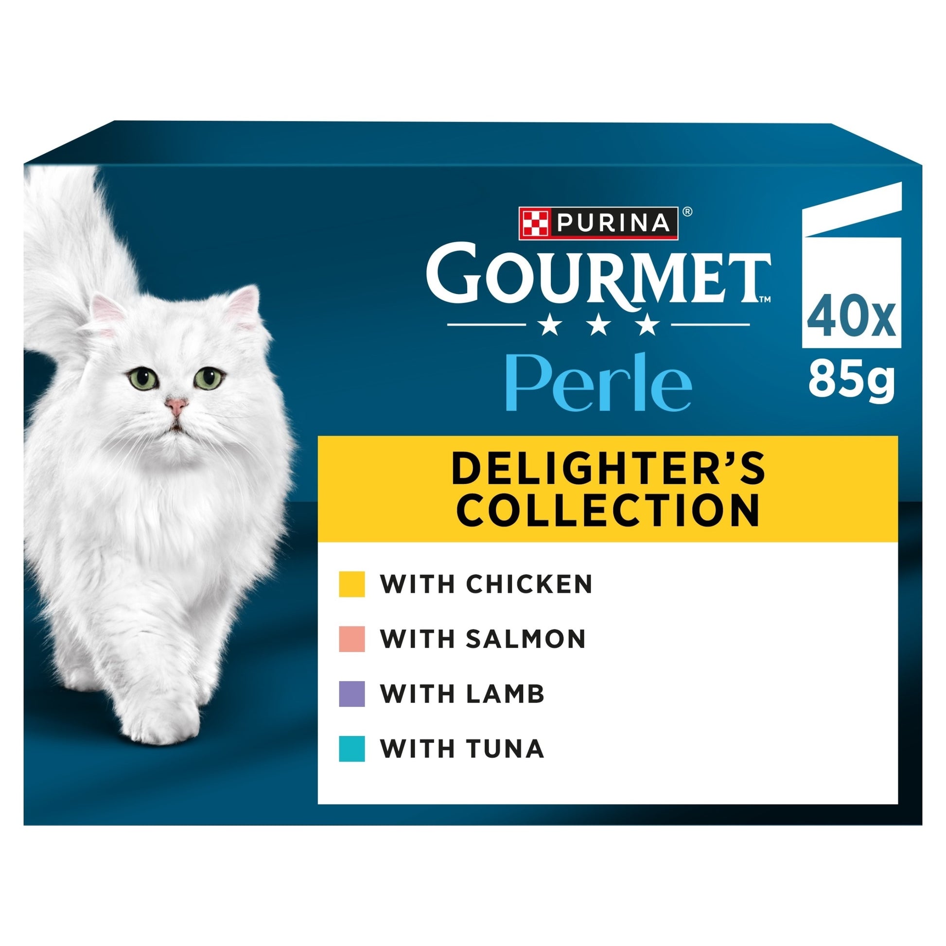 Gourmet Perle Delighters Collection in Gravy Wet Cat Food 40x85g — image 1