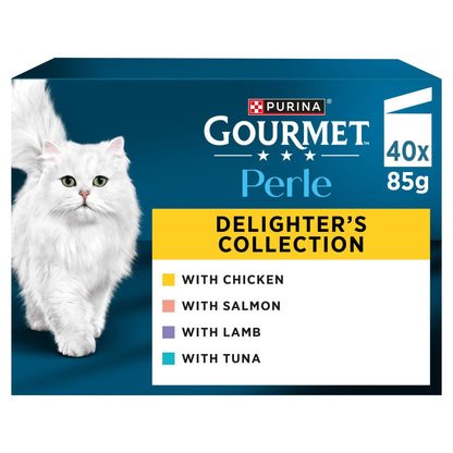 Gourmet Perle Delighters Collection in Gravy Wet Cat Food 40x85g — image 1