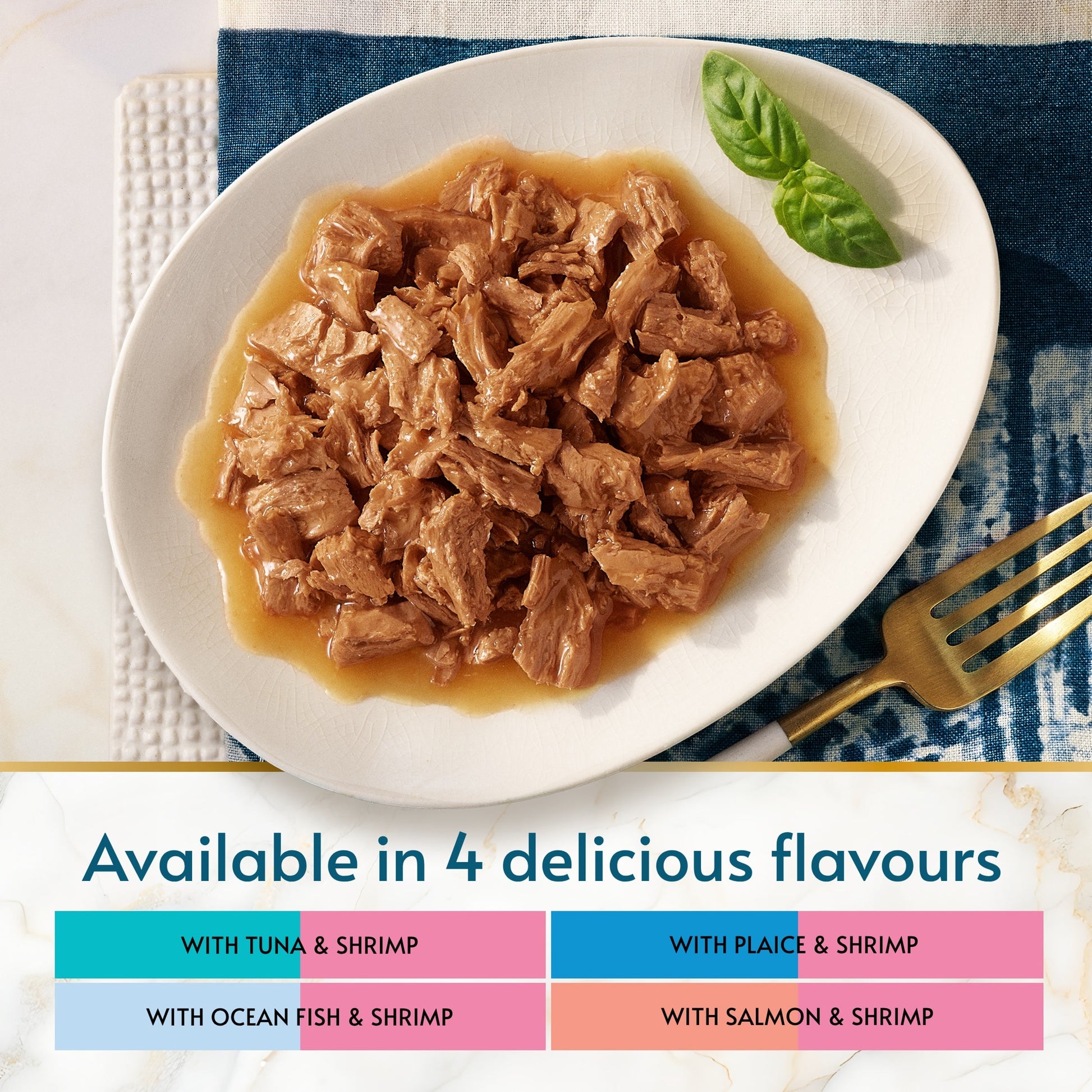 GOURMET Perle Ocean Delicacies in Gravy Wet Cat Food 12x85g — image 3