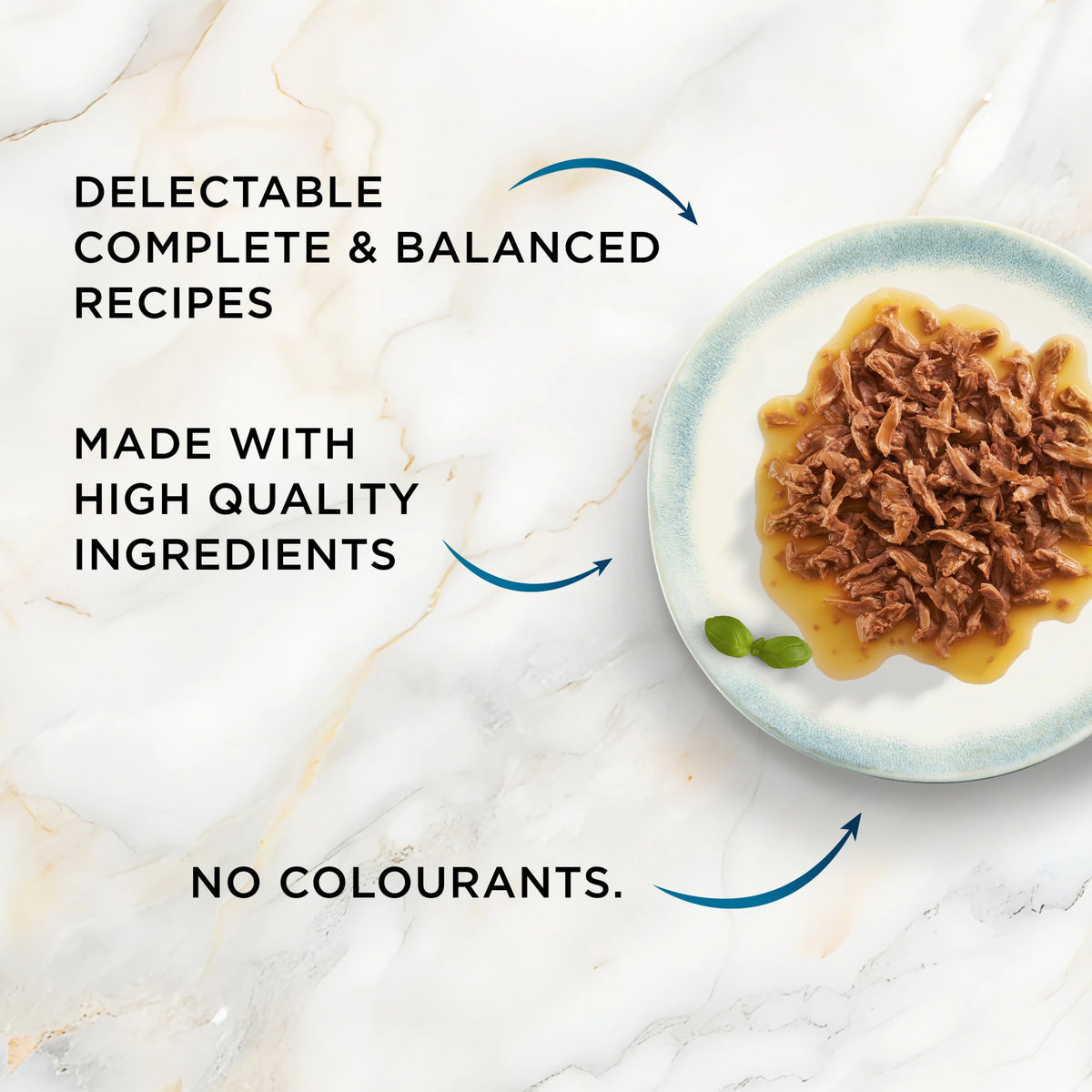 Gourmet Perle Ocean Flakes Cod, Salmon, Plaice, Saithe Wet Cat Food 40x85g — image 4