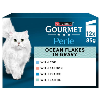 GOURMET Perle Ocean Flakes in Gravy Fish Recipes 12x85g — image 1