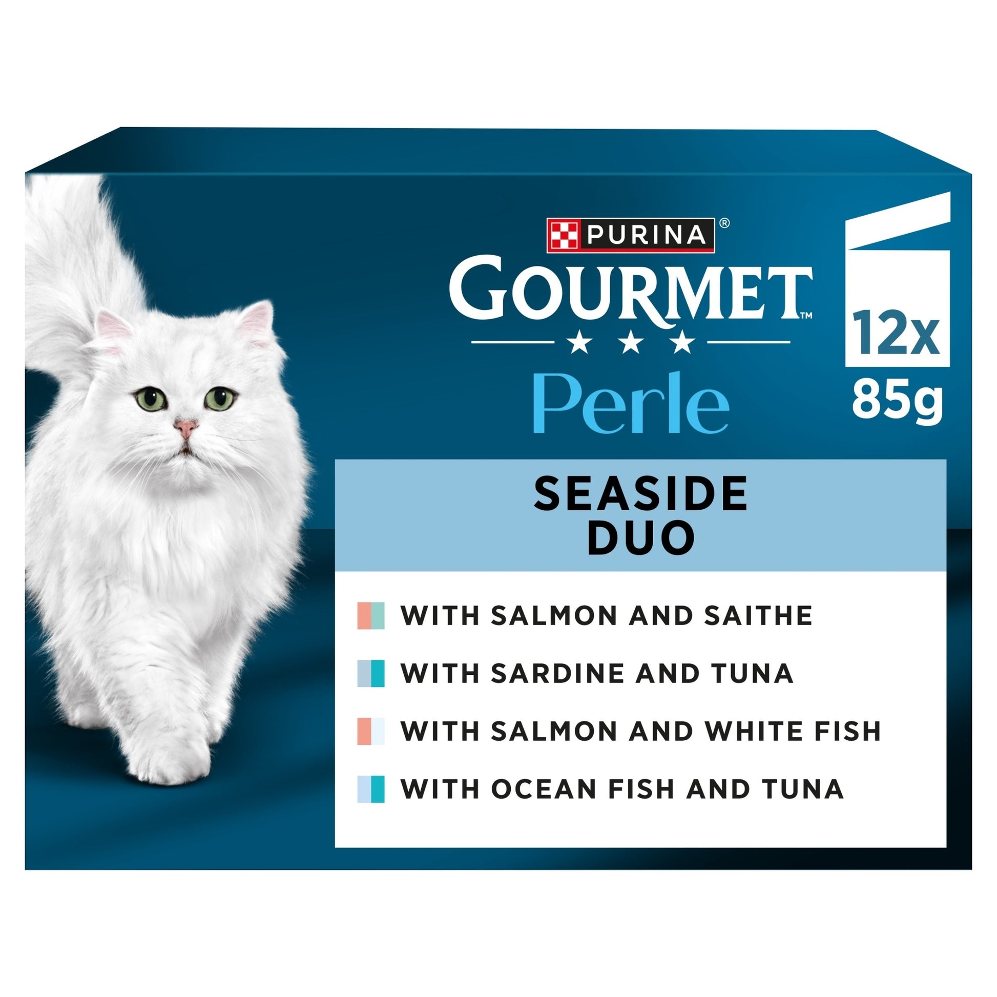 GOURMET Perle Seaside Duo in Gravy Wet Cat Food 12x85g — image 1