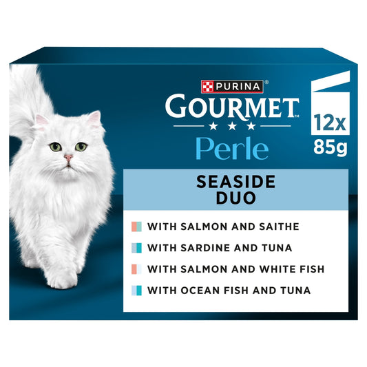 GOURMET Perle Seaside Duo in Gravy Wet Cat Food 12x85g — image 1