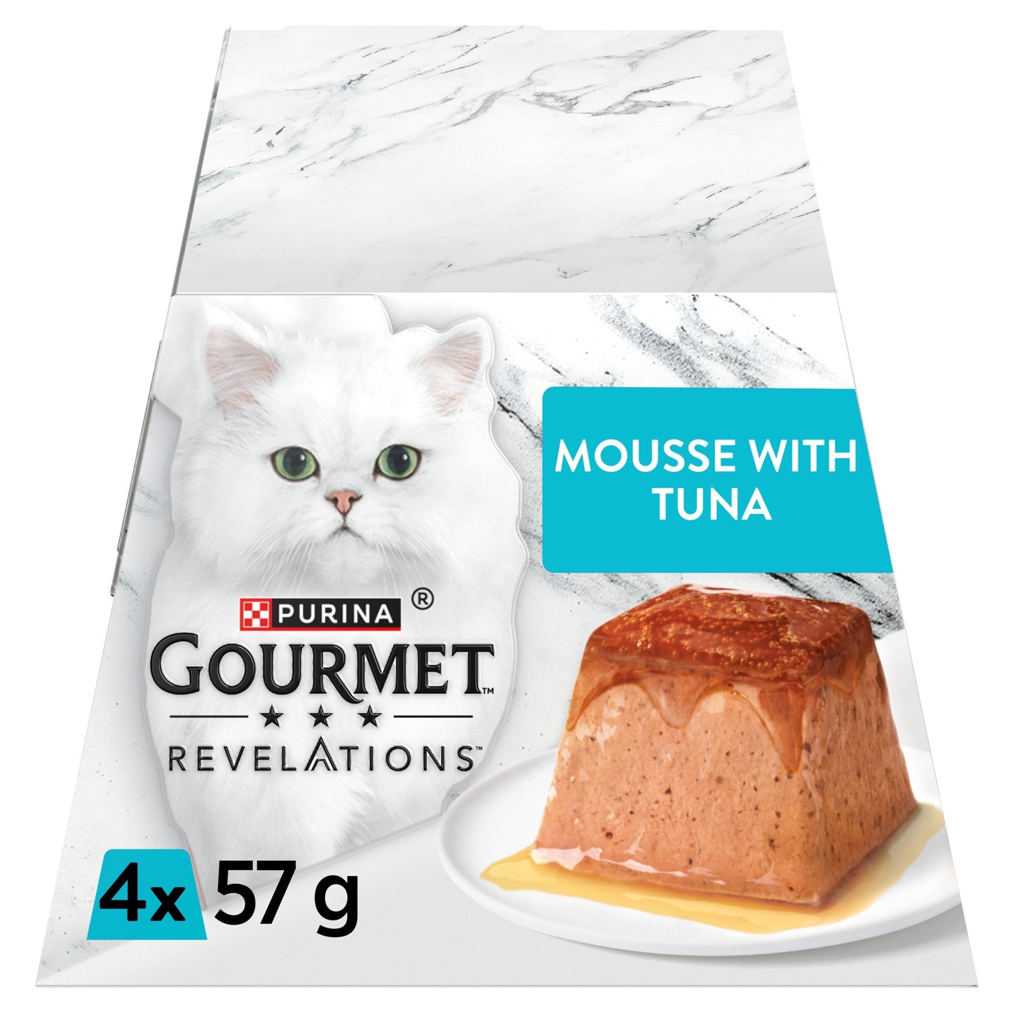 GOURMET Revelations Mousse Tuna Wet Cat Food 4x57g — image 1