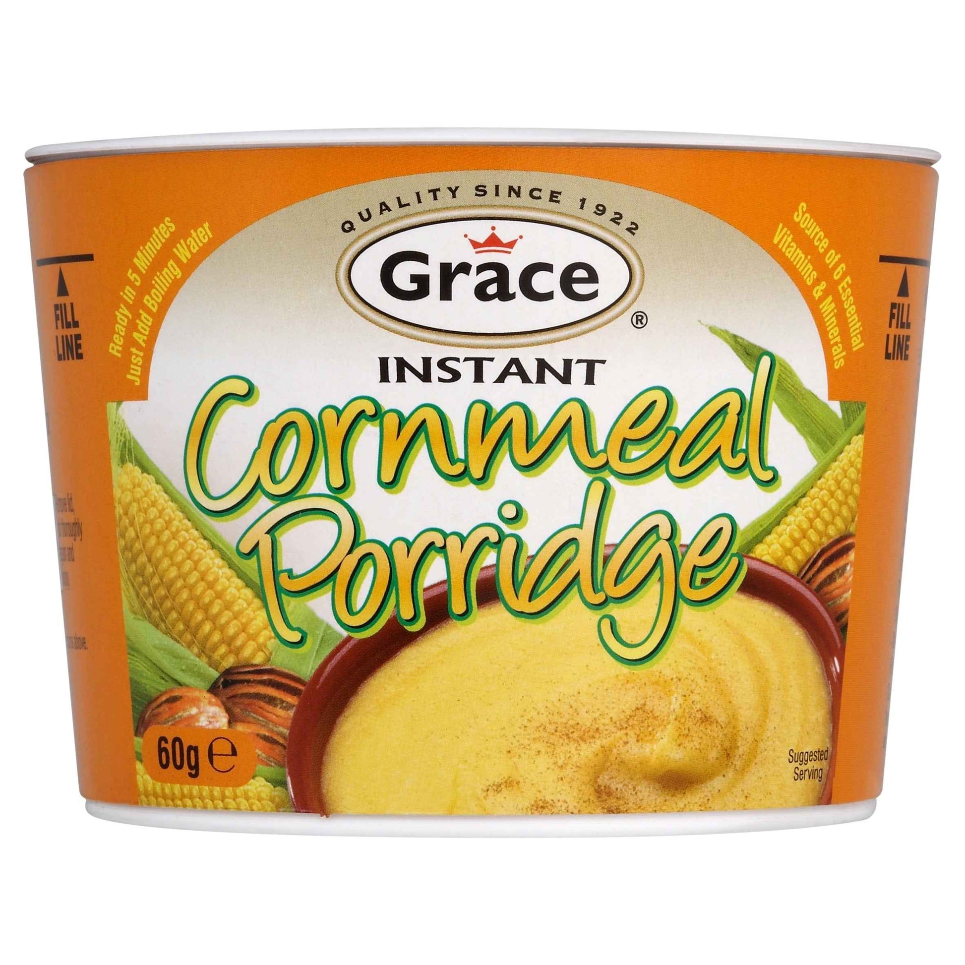 Grace Instant Cornmeal Homestyle Porridge 60g