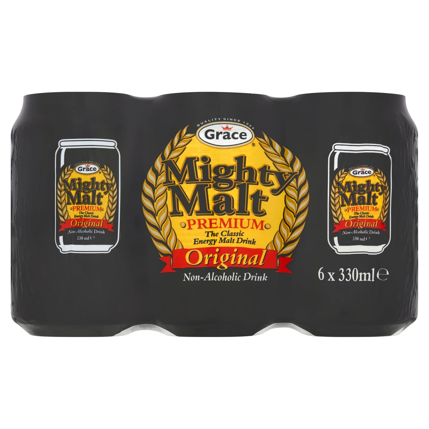 Grace Mighty Malt Drink Original 6 X 330Ml — image 1