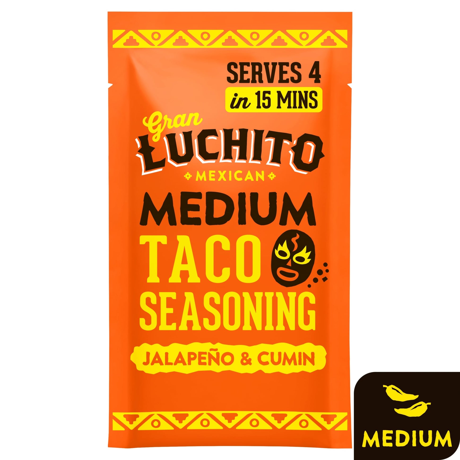 Gran Luchito Jalapeno & Cumin Medium Taco Seasoning 28g — image 1