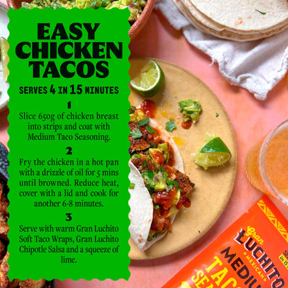 Gran Luchito Jalapeno & Cumin Medium Taco Seasoning 28g — image 2