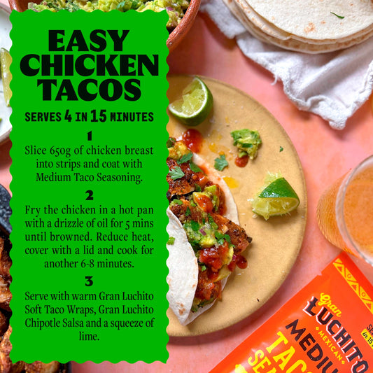 Gran Luchito Jalapeno & Cumin Medium Taco Seasoning 28g — image 2