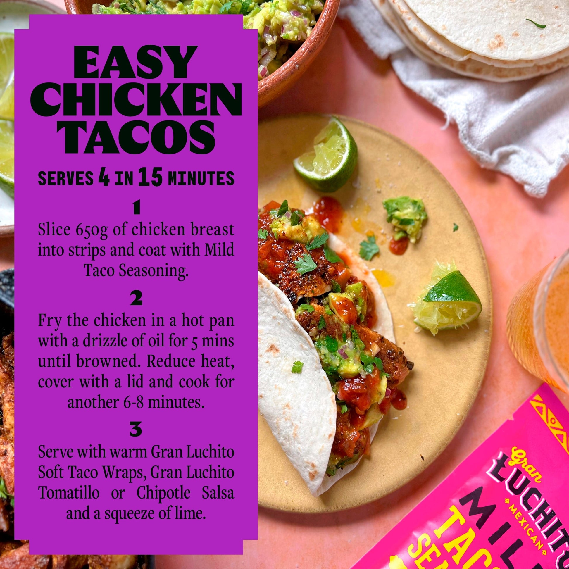 Gran Luchito Mild Taco Seasoning 28g — image 3