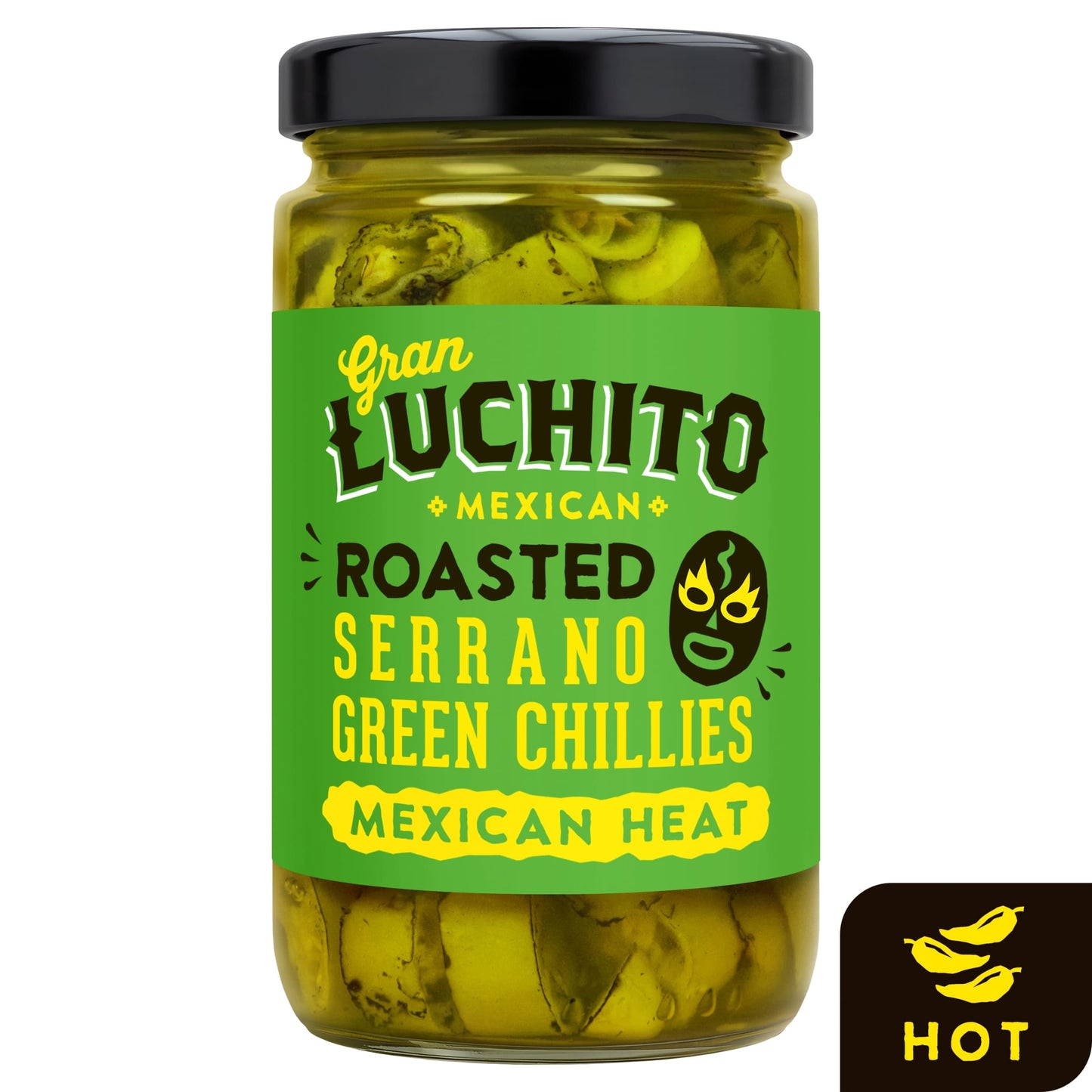 Gran Luchito Roasted Serrano Green Chillies 215G — image 1