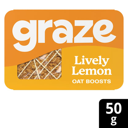 Graze Lively Lemon Oat Boosts 50g — image 1
