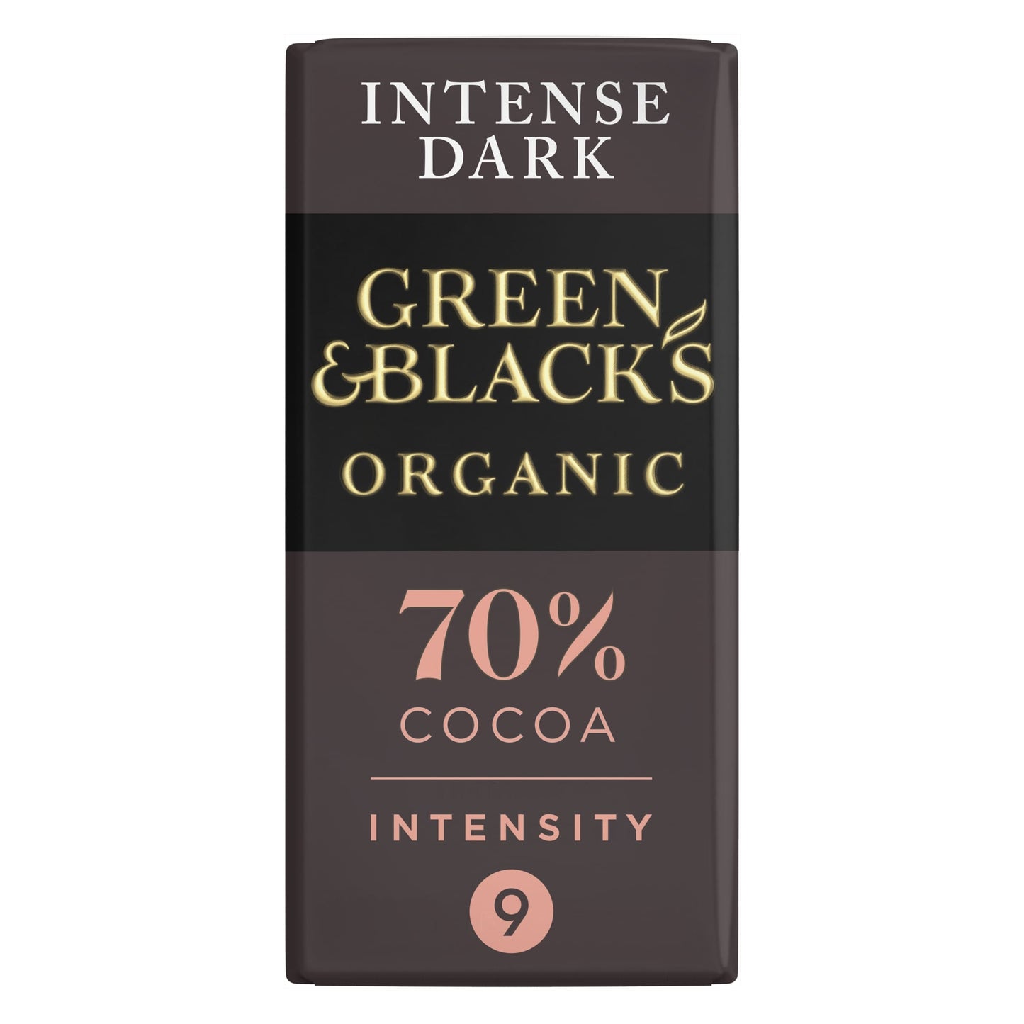 Green & Black's Organic 70% Dark Chocolate Bar 90g — image 1