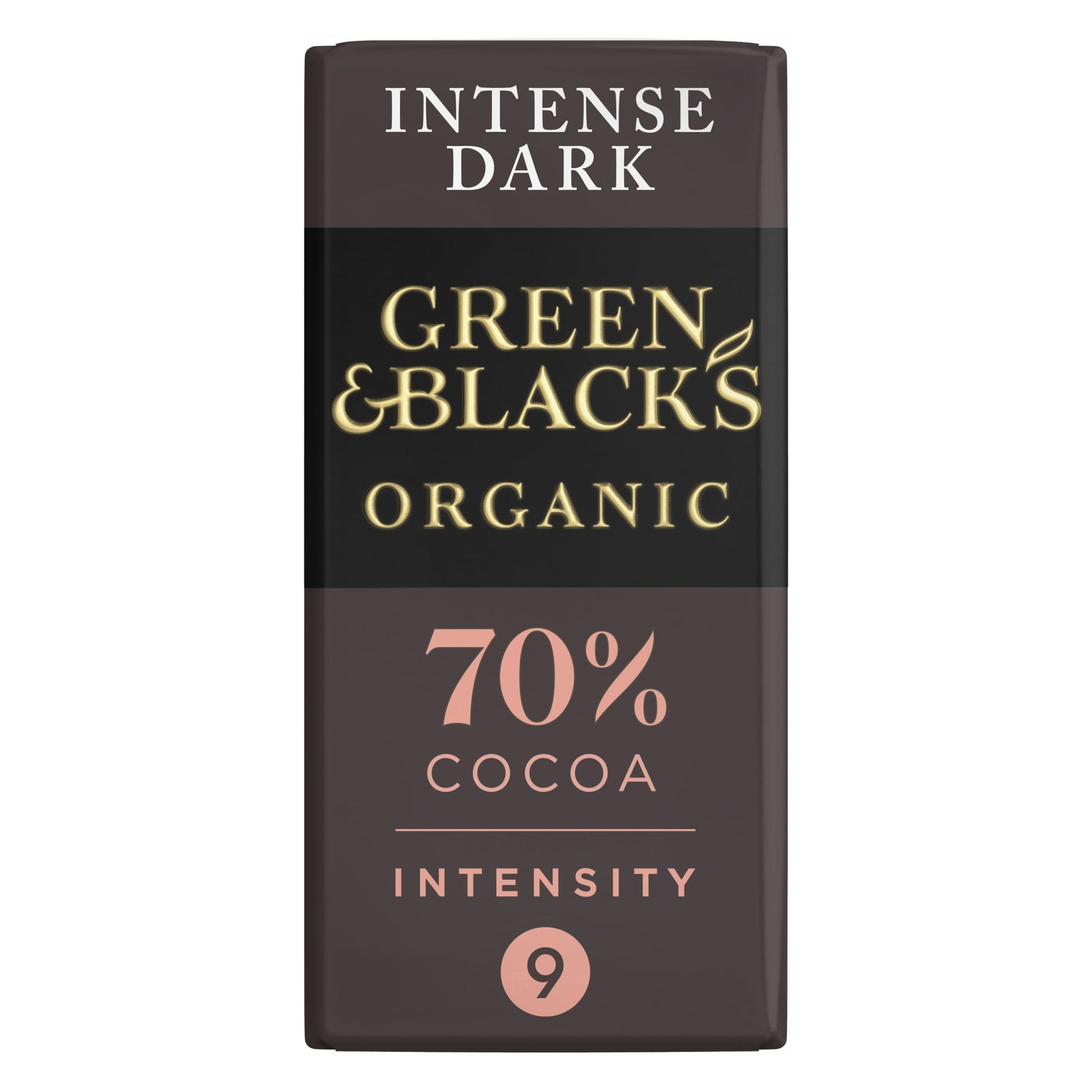 Green & Black's Organic 70% Dark Chocolate Bar 90g — image 1