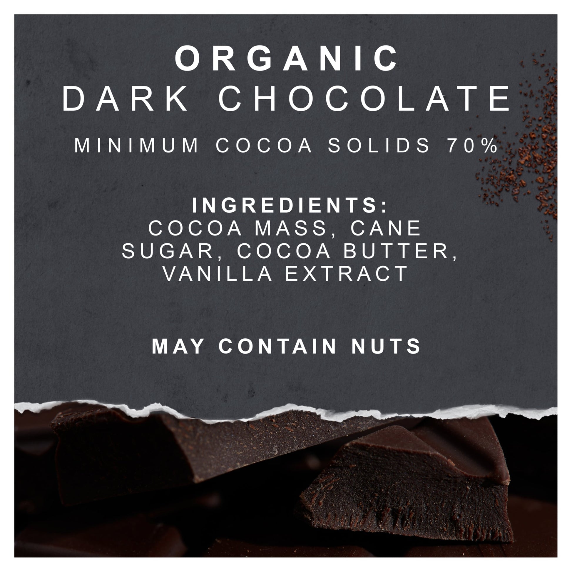 Green & Black's Organic 70% Dark Chocolate Bar 90g — image 3