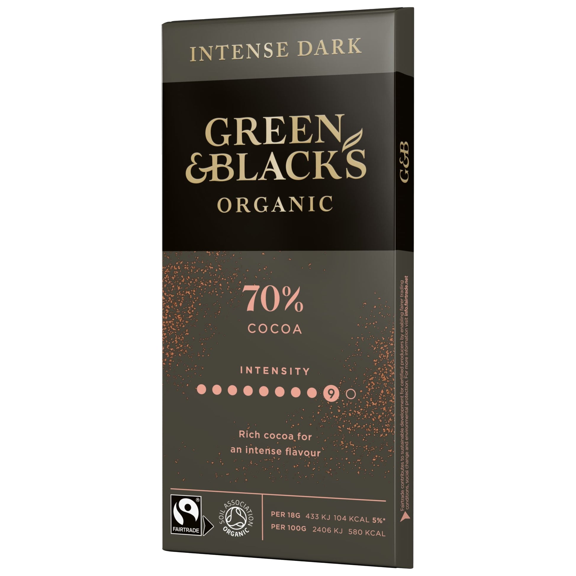 Green & Black's Organic 70% Dark Chocolate Bar 90g — image 5