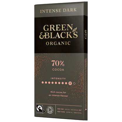 Green & Black's Organic 70% Dark Chocolate Bar 90g — image 5