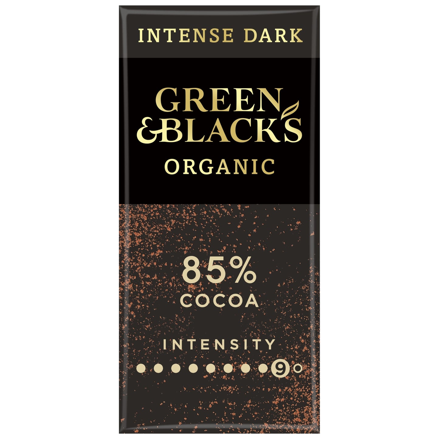 Green & Black's Organic 85% Dark Chocolate Bar 90g — image 1