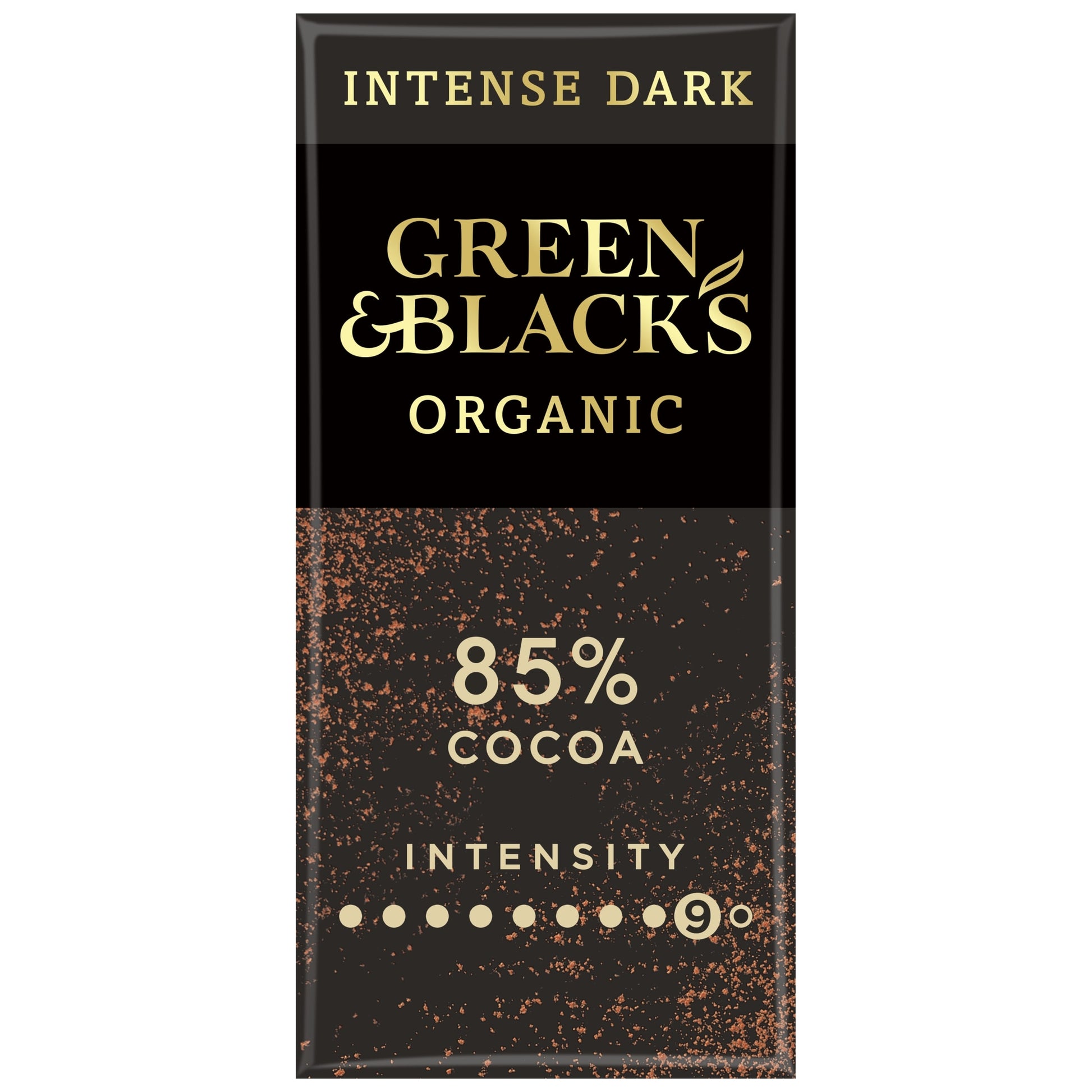 Green & Black's Organic 85% Dark Chocolate Bar 90g — image 1