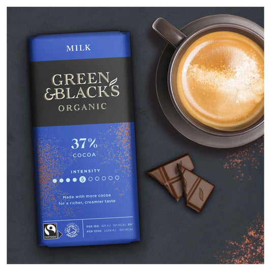 GREEN & BLACK'S Organic Milk Chocolate Bar 90g
