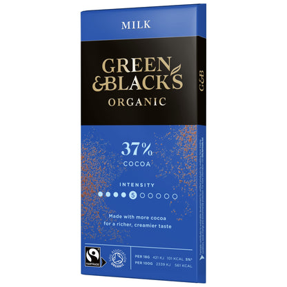 Green & Black's Organic Milk Chocolate Bar 90g — image 5