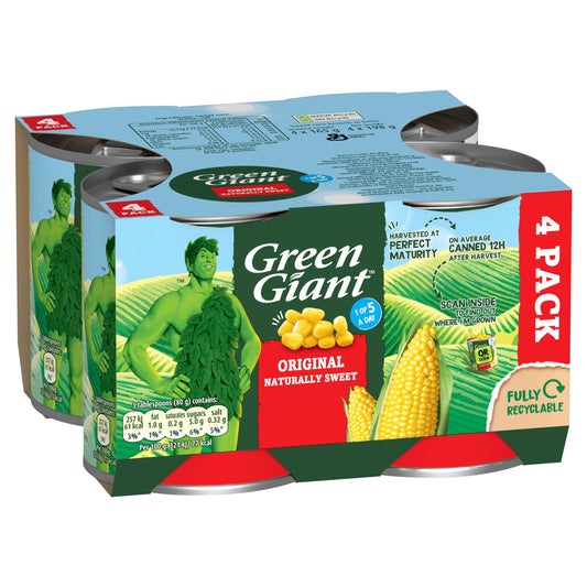 Green Giant Original Sweet Corn 4X198g — image 1
