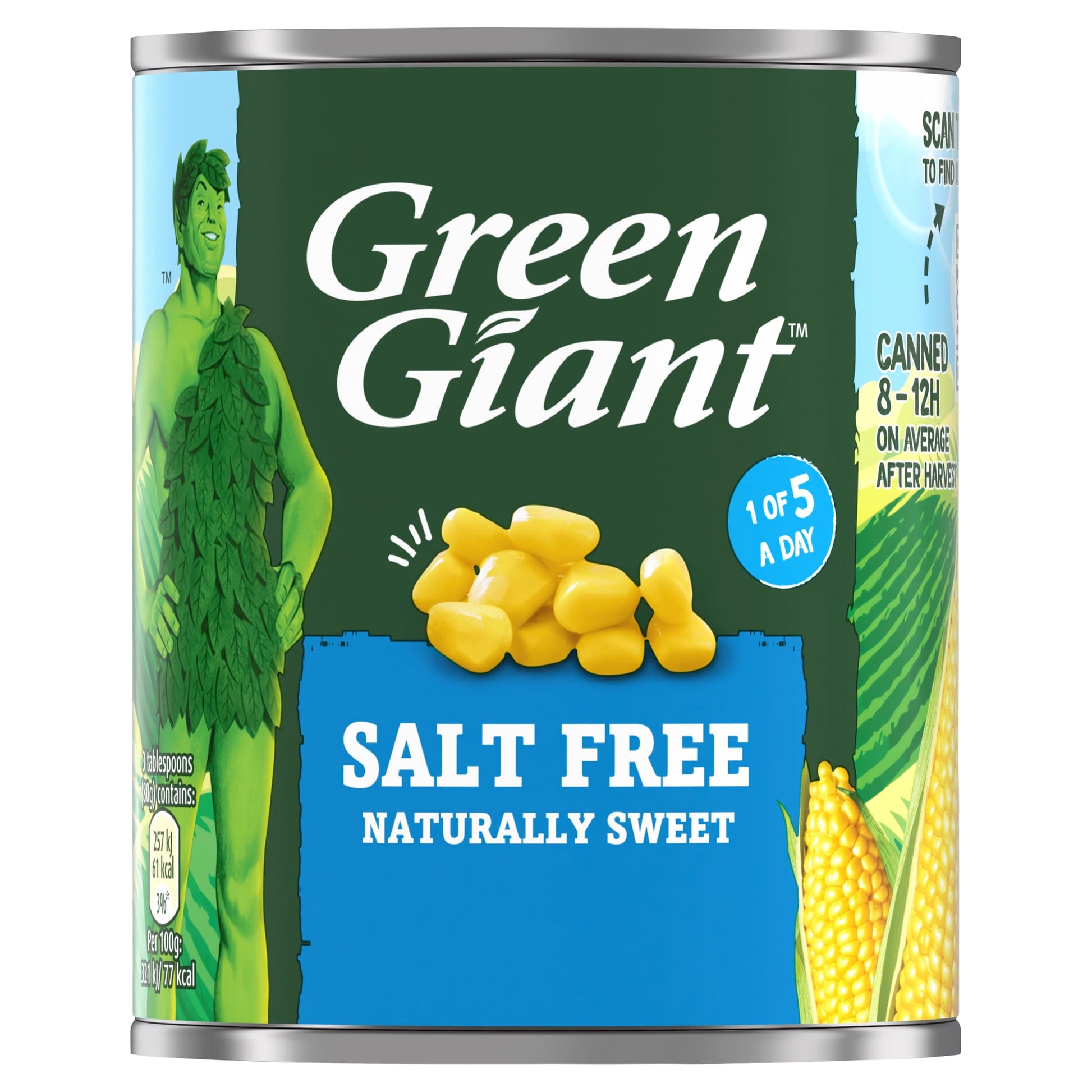Green Giant Salt Free Sweetcorn 198G — image 1