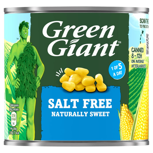Green Giant Salt Free Sweetcorn 340G — image 1