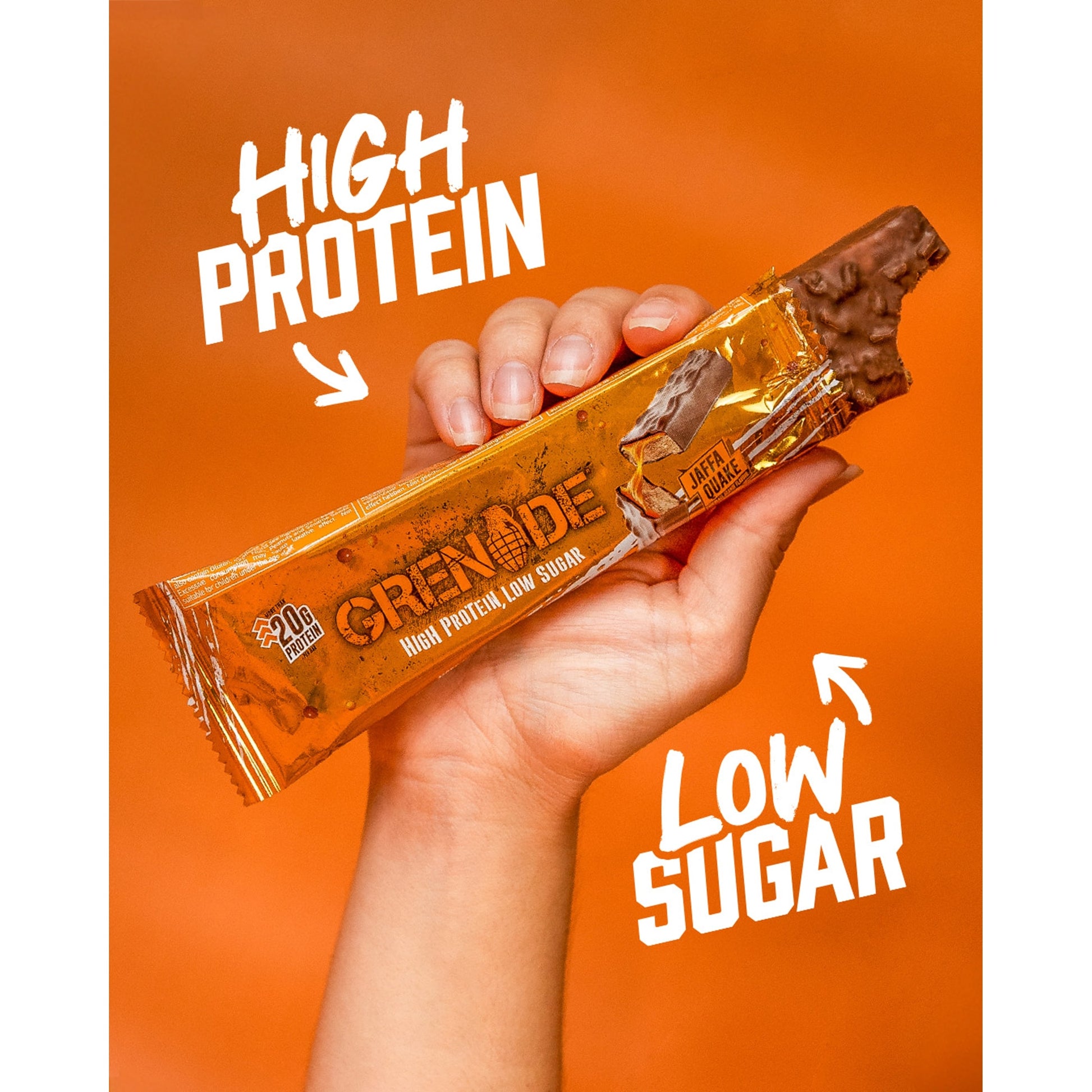 Grenade Carb Killa Protein Bar - Jaffa Quake Chocolate Orange 60g — image 2