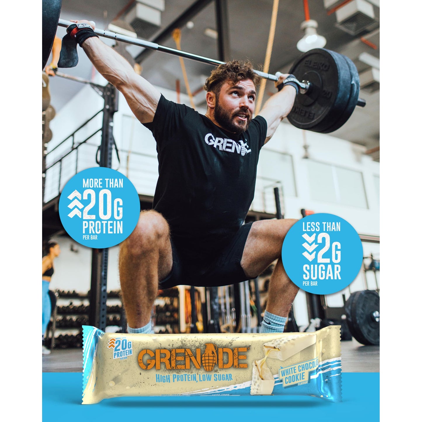 Grenade Carb Killa Protein Bar - White Chocolate Cookie 60g — image 5