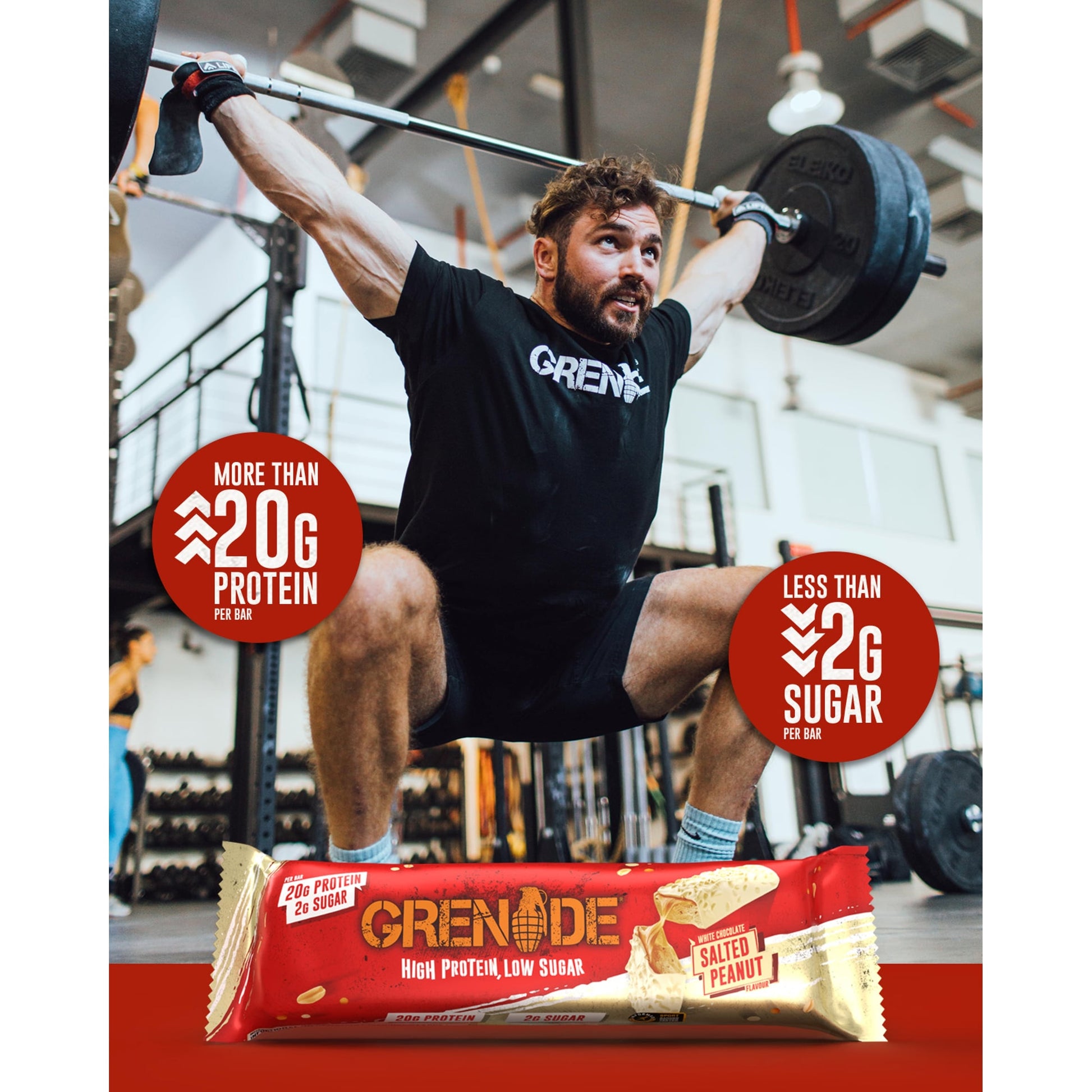 Grenade Carb Killa Protein Bar - White Chocolate Salted Peanut 60g — image 4