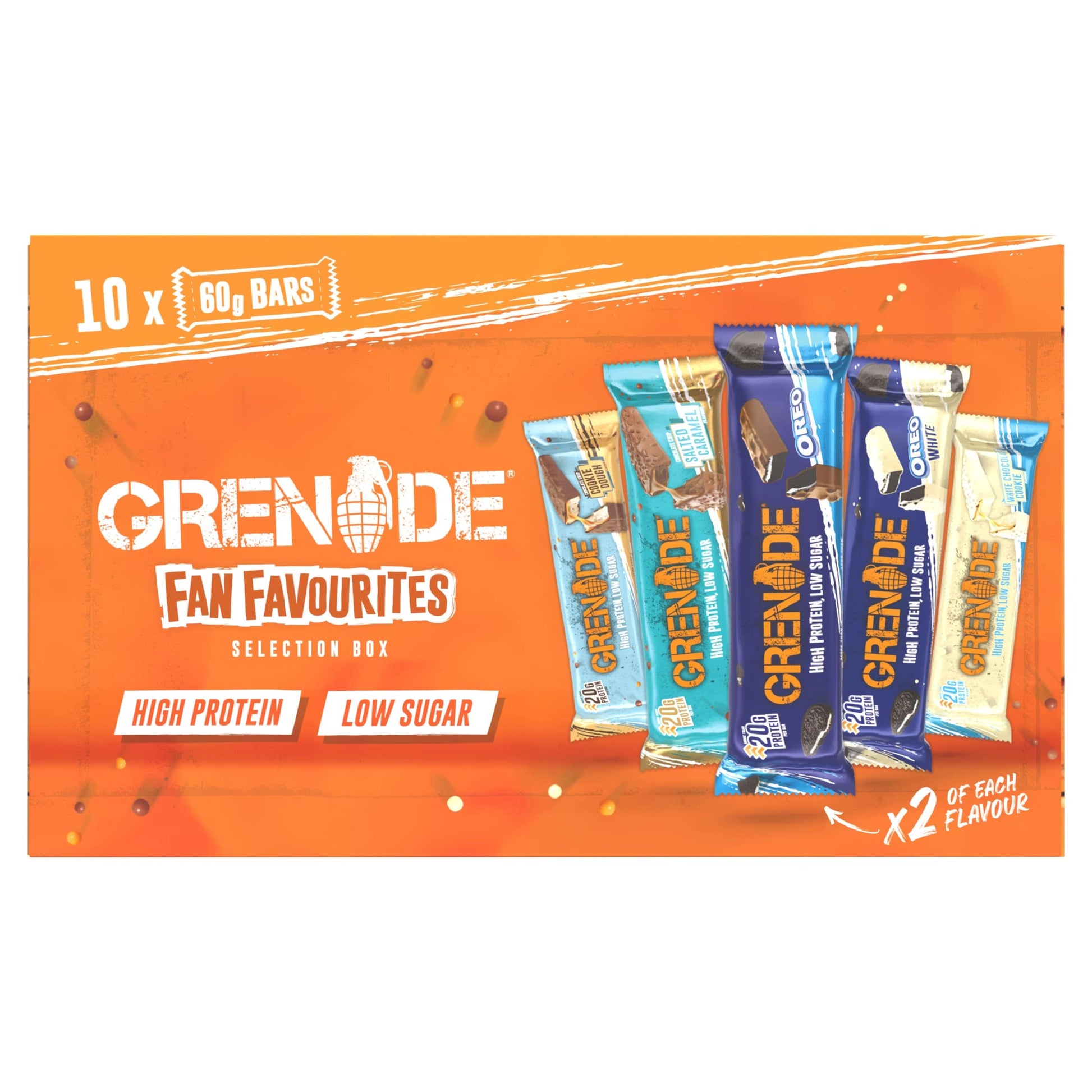 Grenade Fan Favourites Selection Box - 10 x 60g — image 1