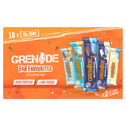 Grenade Fan Favourites Selection Box - 10 x 60g — image 1