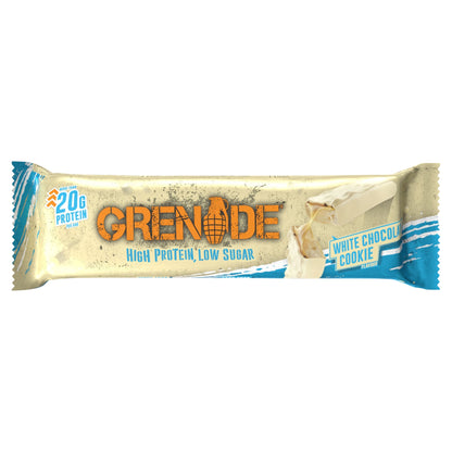 Grenade High Protein Low Sugar Bar White Chocolate Cookie 60g — image 1