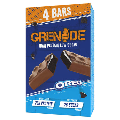 Grenade Oreo Protein Bar - Cocoa, Vanilla 4 x 60g — image 1