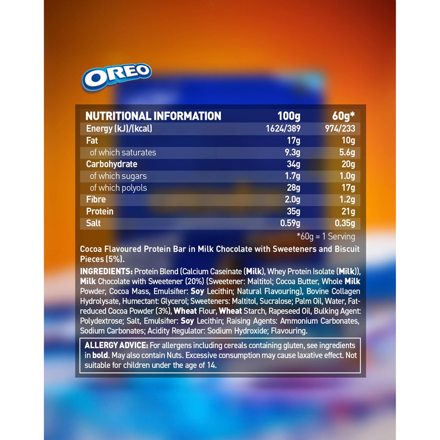 Grenade Protein Bar - Oreo 60g — image 2