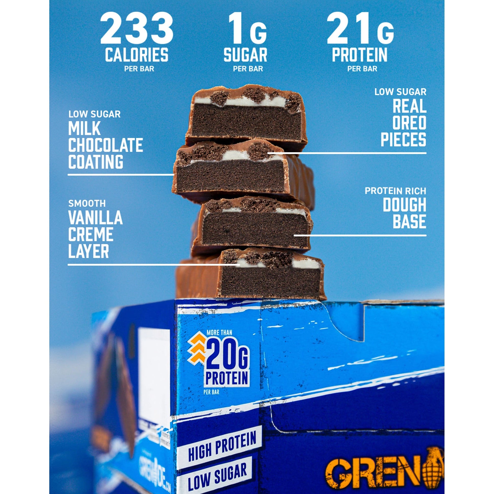 Grenade Protein Bar - Oreo 60g — image 4