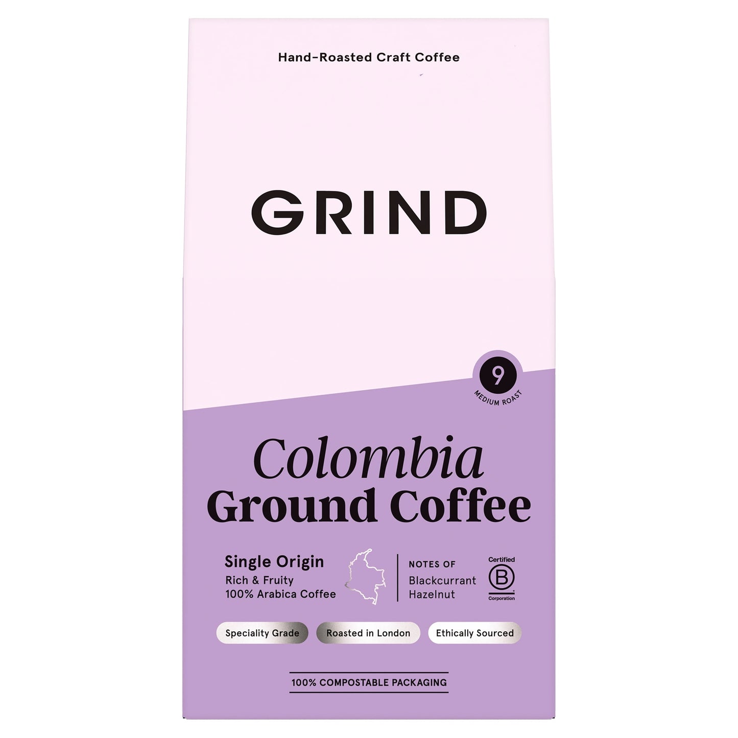 Grind Single Origin Colombia Ground Coffee 200g — image 1