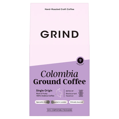 Grind Single Origin Colombia Ground Coffee 200g — image 1