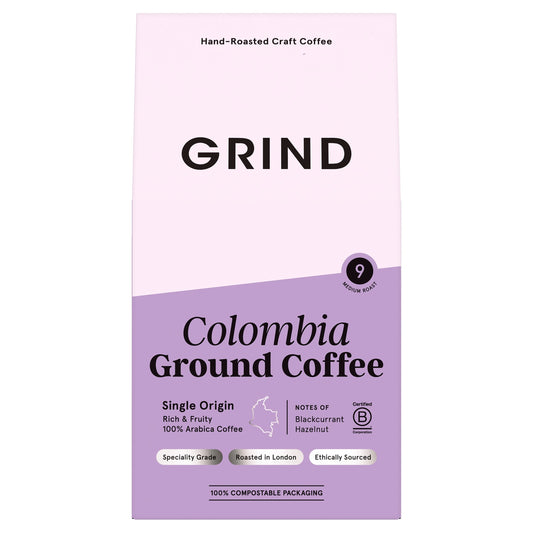 Grind Single Origin Colombia Ground Coffee 200g — image 1