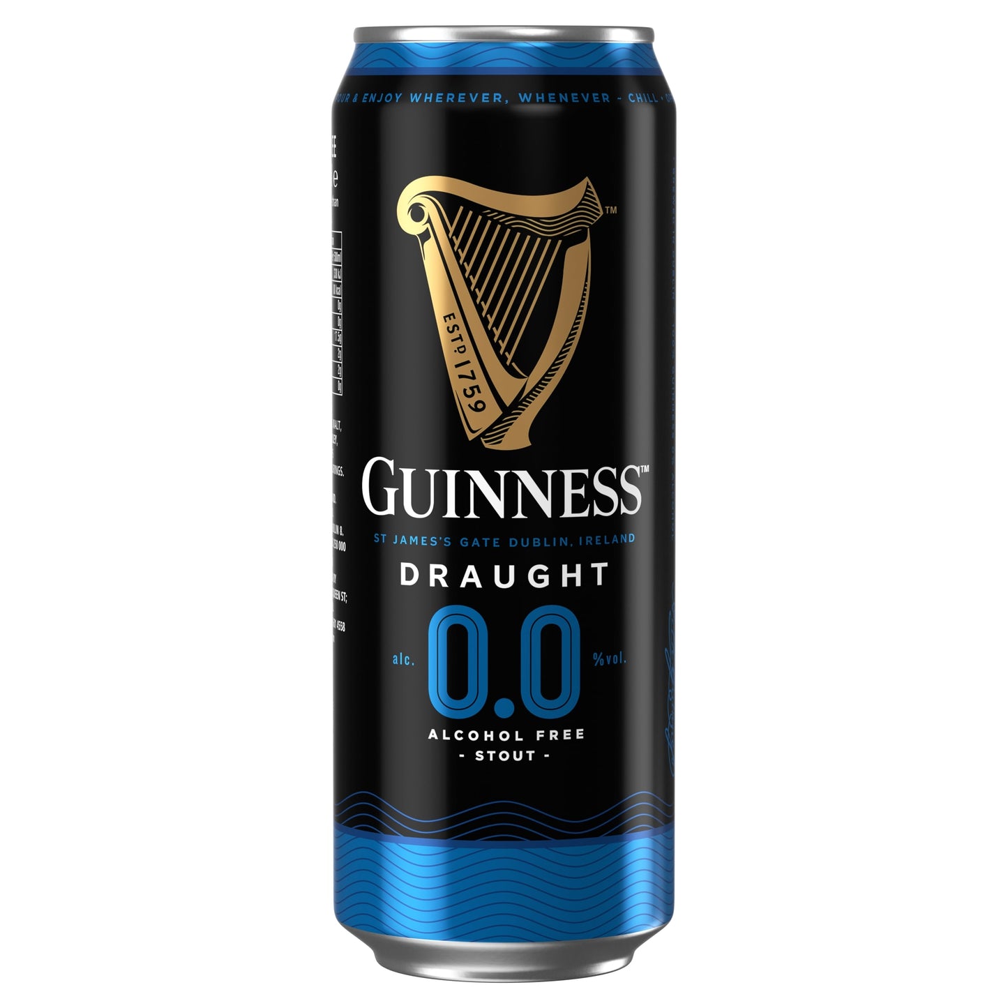 Guinness 0.0% Alcohol Free Draught Stout 4X440ml — image 2
