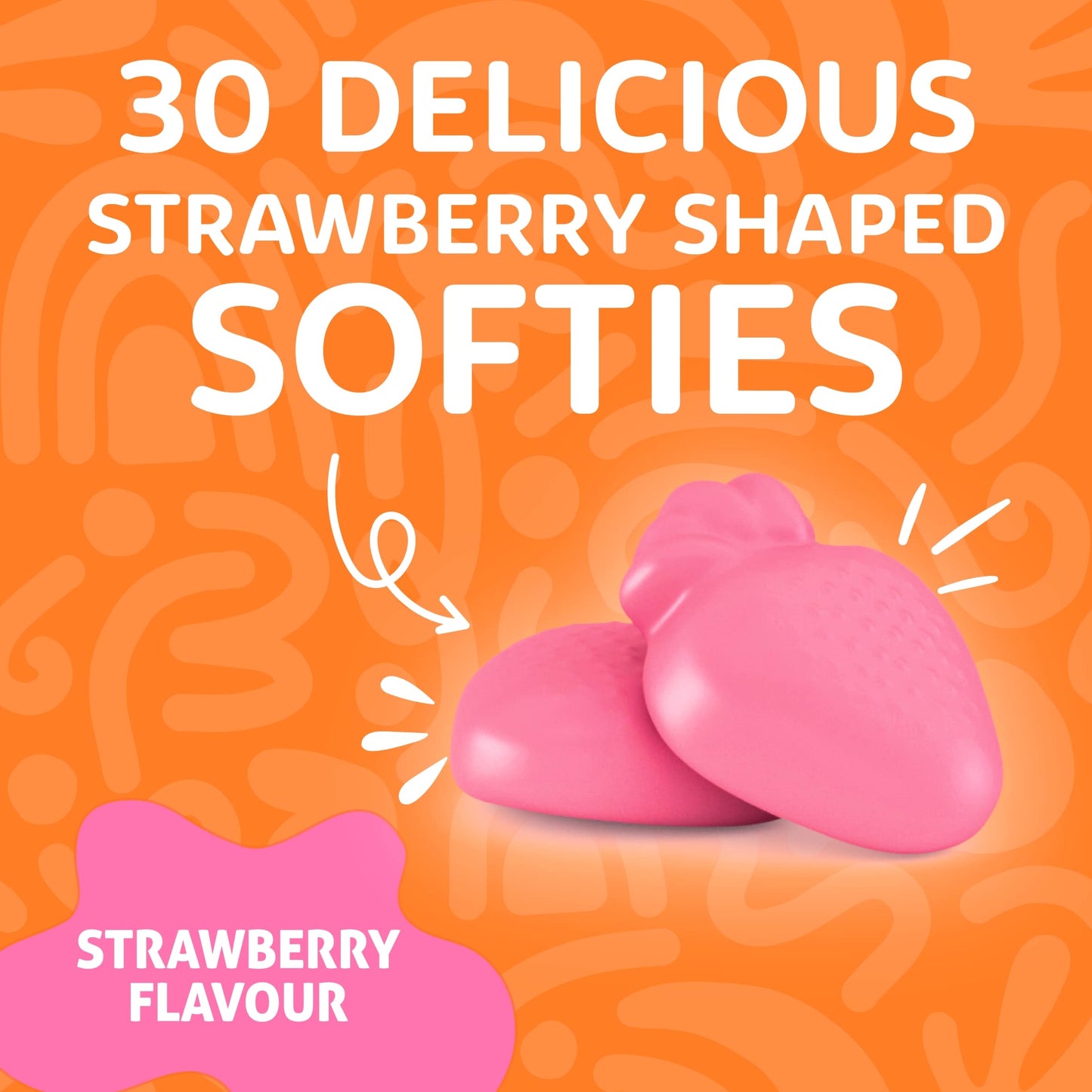 Haliborange Calcium & Vitamin D Strawberry Softies 30s — image 4