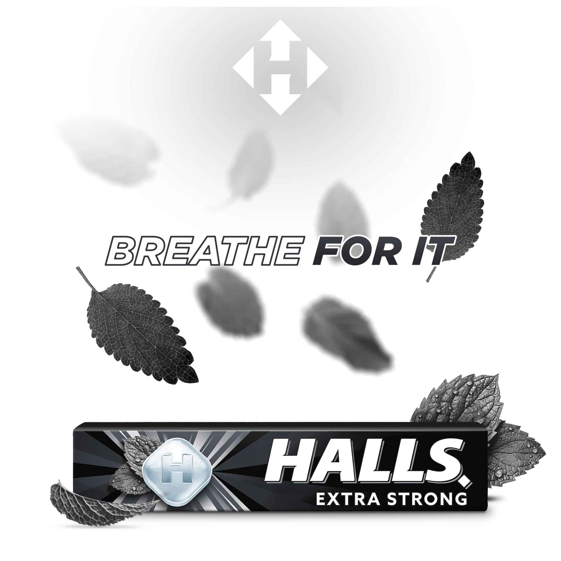 HALLS Extra Strong Mentho-lyptus Hard Boiled Sweets 9s