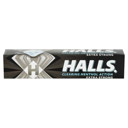HALLS Extra Strong Mentho-lyptus Hard Boiled Sweets 9s