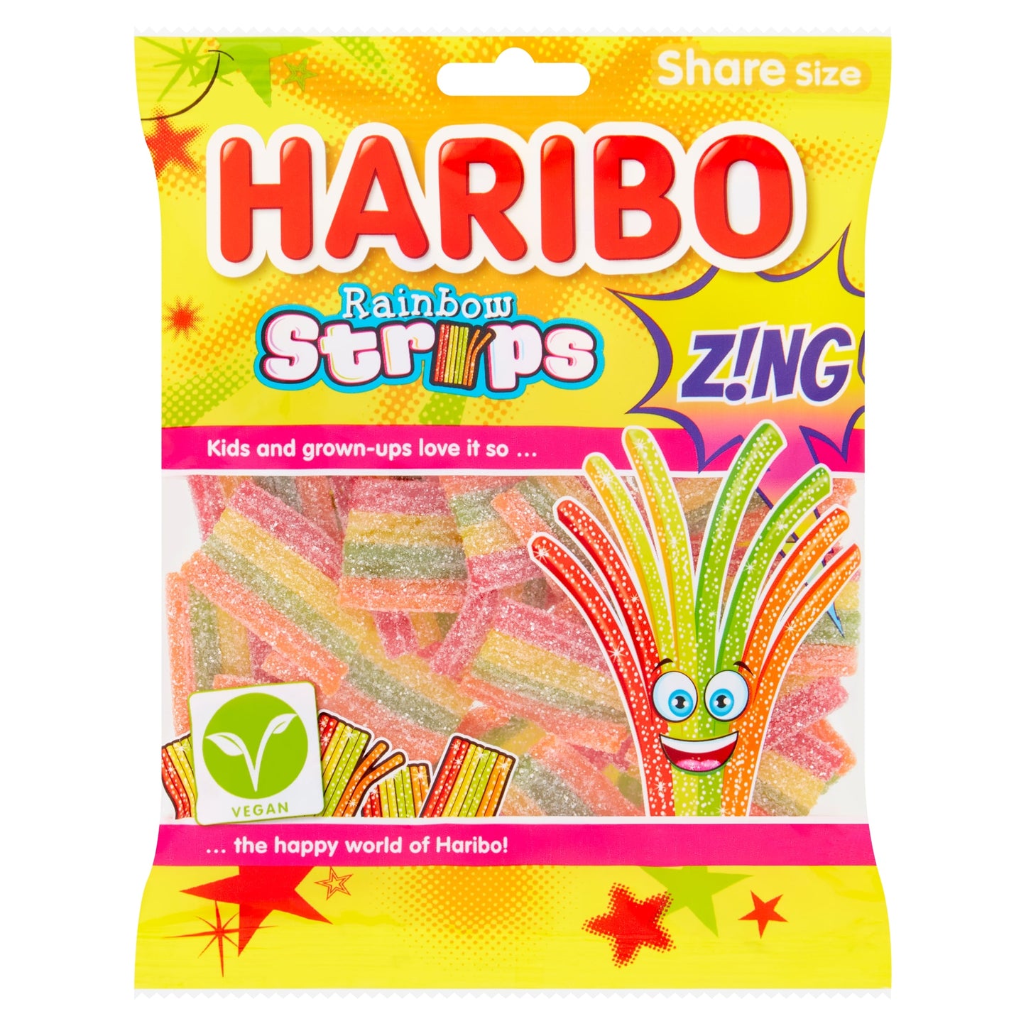 Haribo Rainbow Strips 130G — image 1
