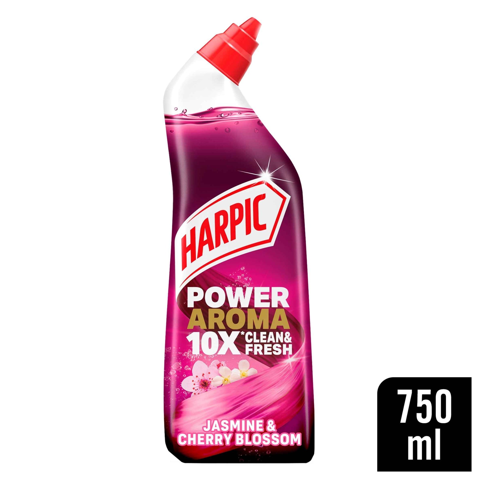 HARPIC Power Aroma Jasmine & Cherry Blossom Toilet Cleaning Gel 750ml