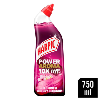 HARPIC Power Aroma Jasmine & Cherry Blossom Toilet Cleaning Gel 750ml
