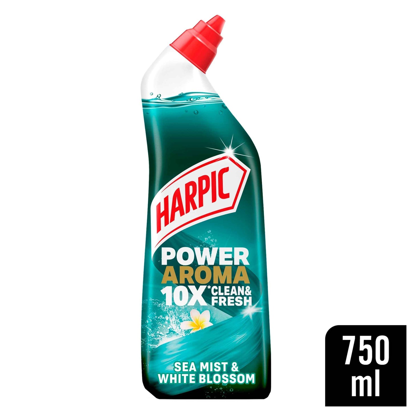 HARPIC Power Aroma Sea Mist & White Blossom Toilet Cleaning Gel 750ml