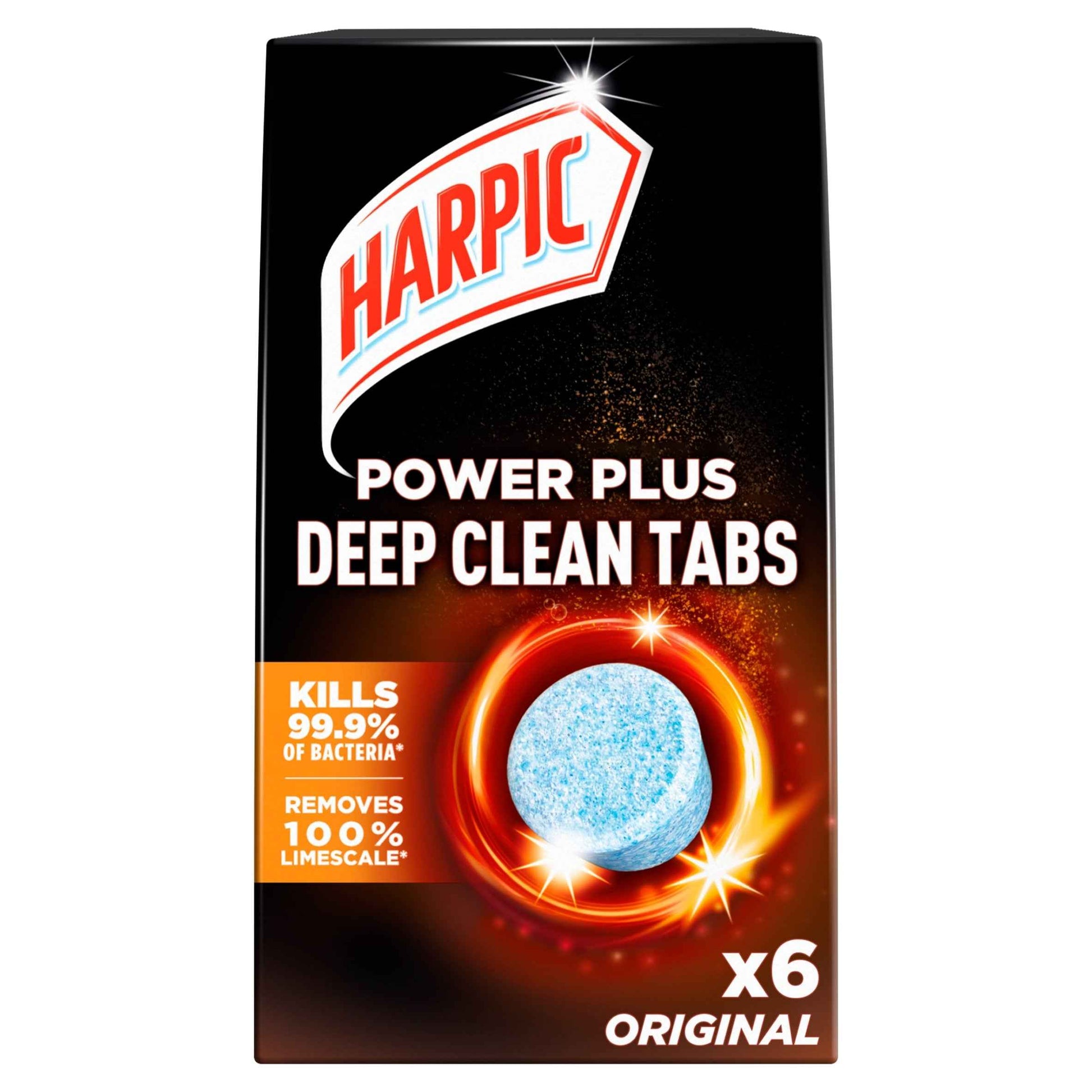 HARPIC Power Plus Deep Clean Tabs Toilet Cleaner Original 135g