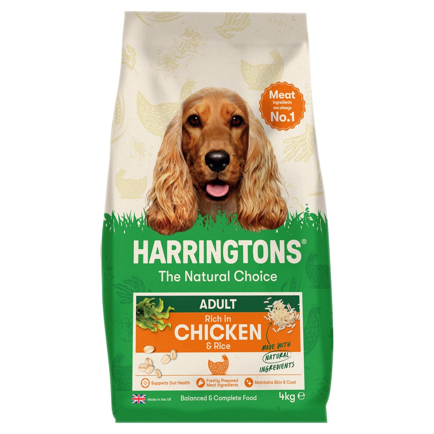 Harringtons Adult Chicken & Rice 4Kg — image 1